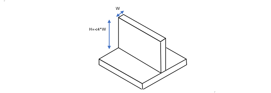 Feature height design